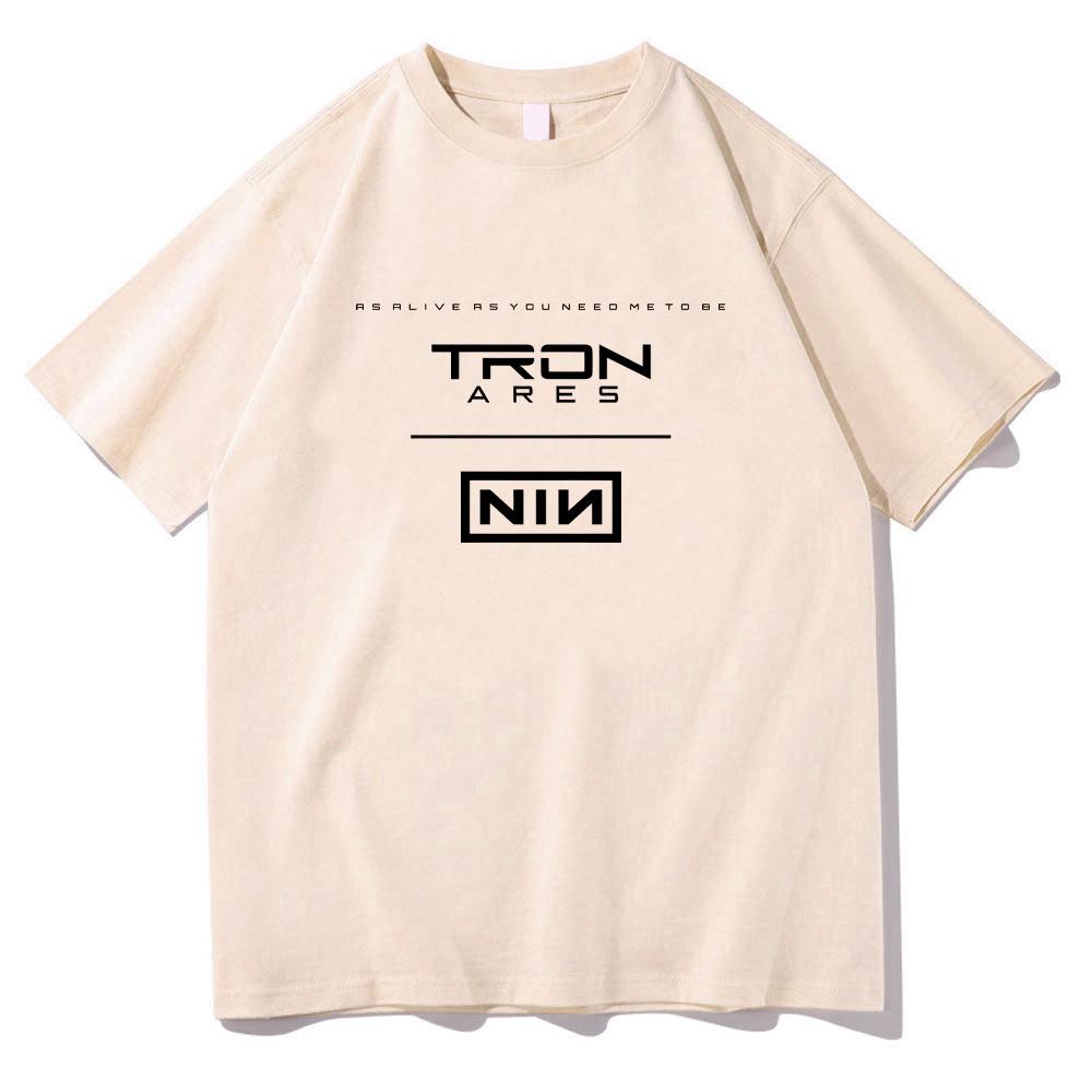 Nine Inch Nails As Alive As You Need Me To Be Graphic T Shirts Rock Band Men's Summer Casual Sports Comfortable Loose Tee Unisex