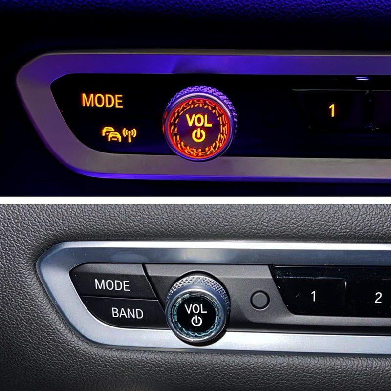 Car Crystal Volume Control Knob Button Replacement Trim ABS Cover Switch For BMW X5 X6 G05 G06 G14 G15 G16 G20 G28 X7 G07 Z4 G29