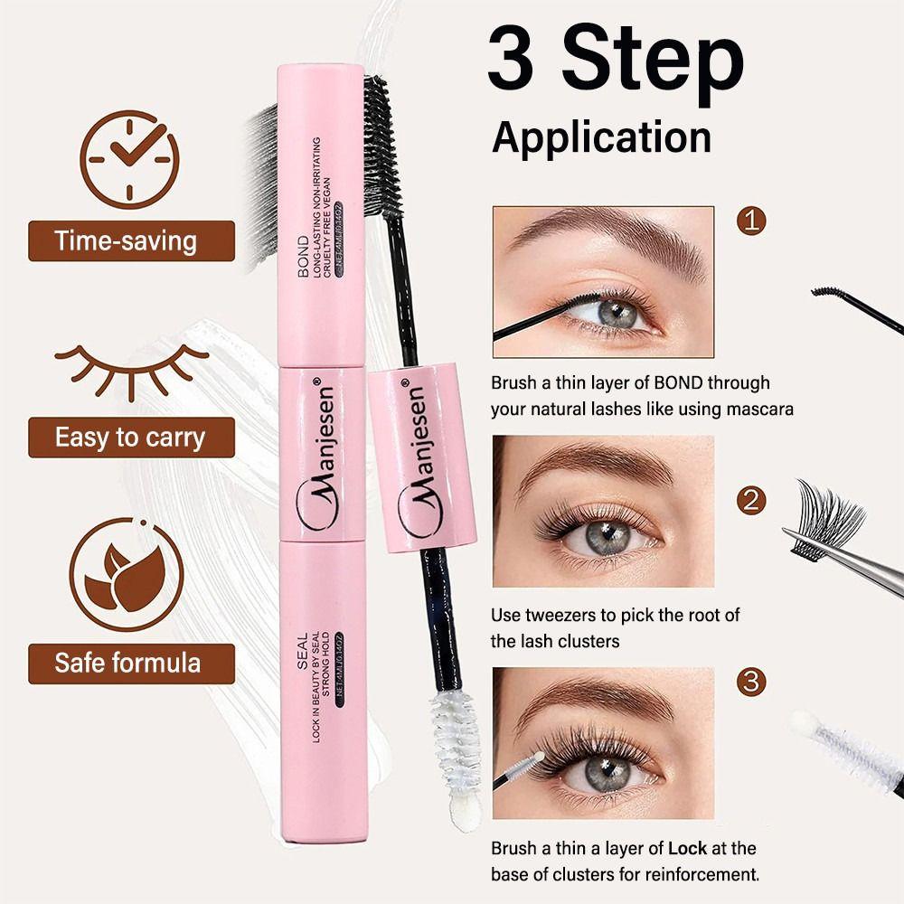 Natural Look 120/144/240 Pcs Lash Clusters DIY Eyelash Extension Kit for Beginners