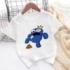 Girls Boys Clothes Children Short Sleeve O-Neck T-shirts Game Print Cartoon Kids T Shirt Girls Summer Tops Casual