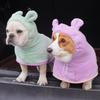 Coral fleece dog absorbent bathrobe winter warm golden retriever large dog pet clothes belly protection