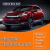 Накладка на педаль тормоза и сцепления 46545-S84-A81, Совместима с Honda Accord CR-V Civic, Резиновая накладка, Ручная замена (черный)