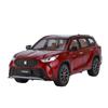 1/24 Toyota Crown KLUGER SUV Модель автомобиля из литого металла Игрушечные внедорожники Высокая имитация Звук и свет Коллекционные предметы Подарок детям