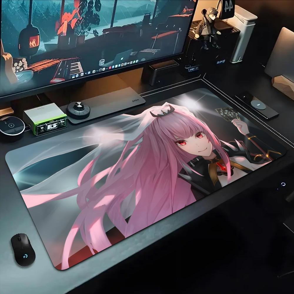 calliope mori Mouse Pad 500X1000 mm Large Gaming Mousepad Gamer XL Rubber Otaku Keyboard Pad Laptop Desk Mat