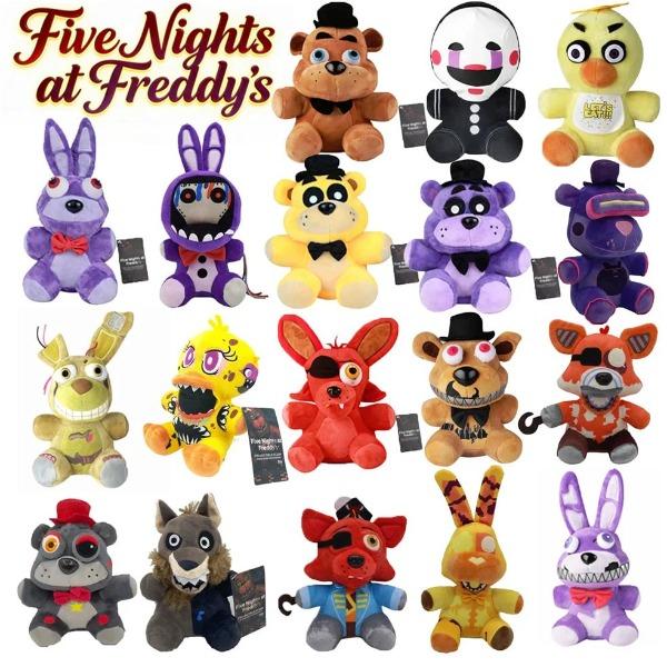 В наличии Новая 18 см Пять Ночей с Фредди FNAF Плюшевая игрушка Набитый Медведь Кролик Игровые Игрушки Подарок на День Рождения Рождество для Детей