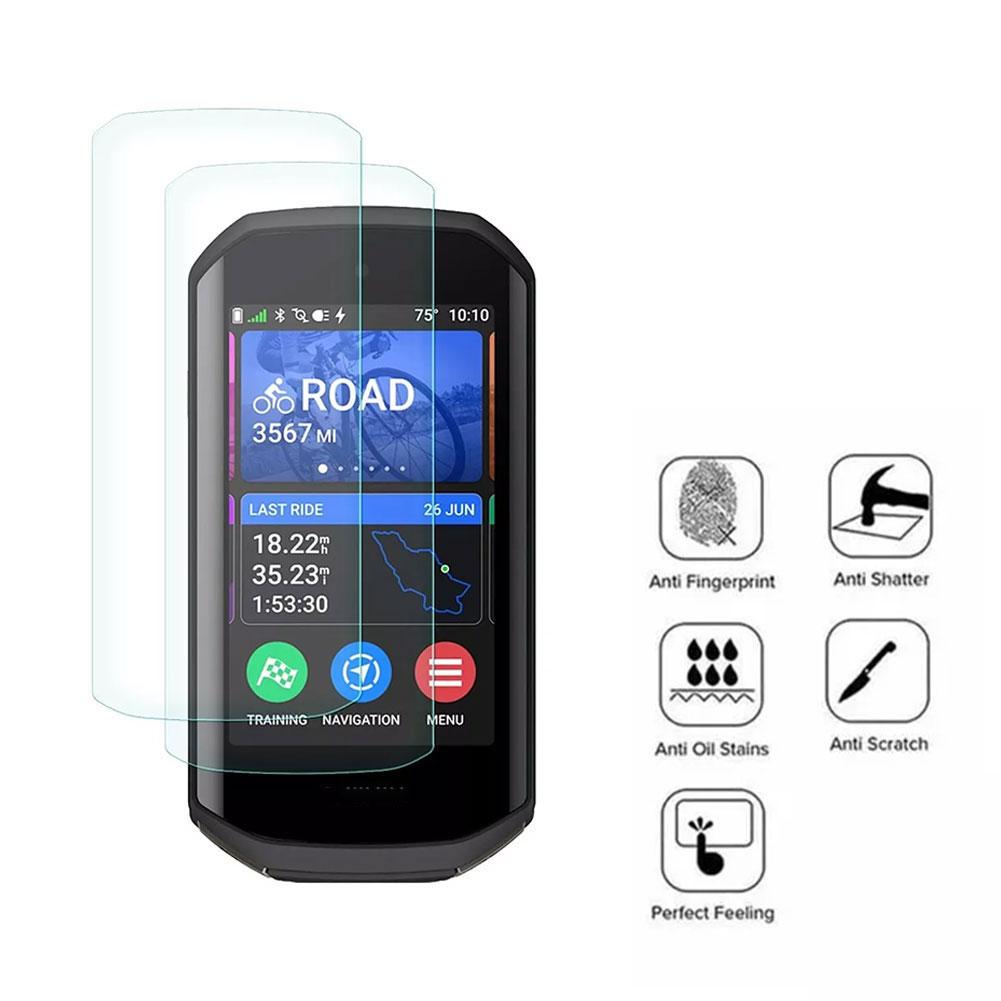 Ultra Clear Slim Screen Protector For Garmin Edge Film GPS Glass Repairable Speedometer Soft -N B7L2