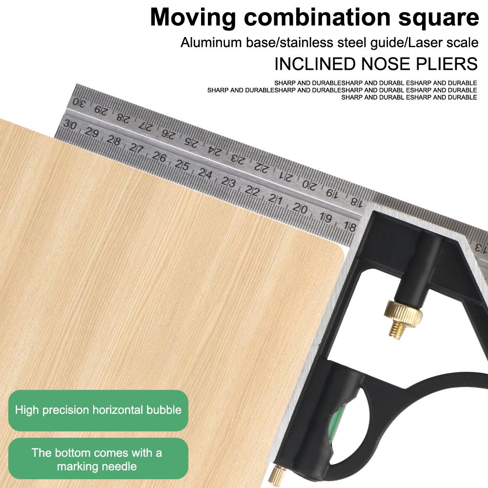 Профессиональные гравированные шкалы для деревообработки, торцовочная пила, транспортир, измерительный инструмент, угловая линейка, угломер, прецизионный измерительный прибор, угловой измеритель
