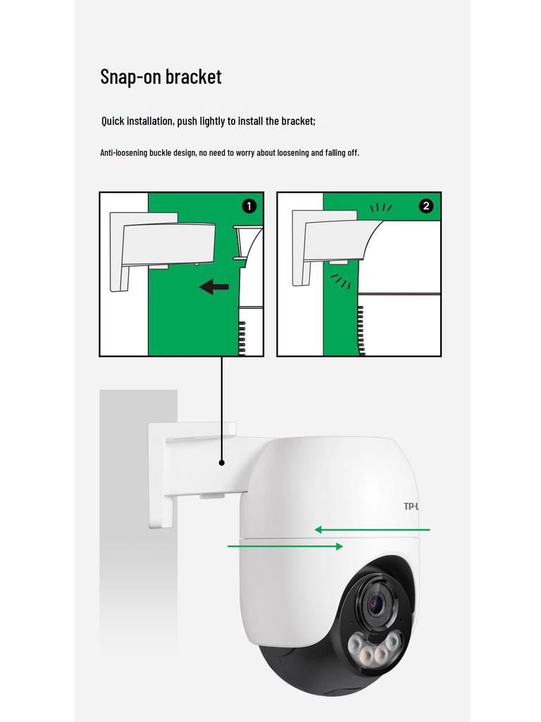 TP-LINK TL-IPC662F-A4 Уличная беспроводная PTZ-камера, 6 Мп, цветная HD, с отдельным кронштейном