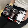 Игровой чехол RUST для телефона iPhone 17 16 15 14 Air 13 12 11 Pro Max Mini Plus Fundas Чехол PC+TPU