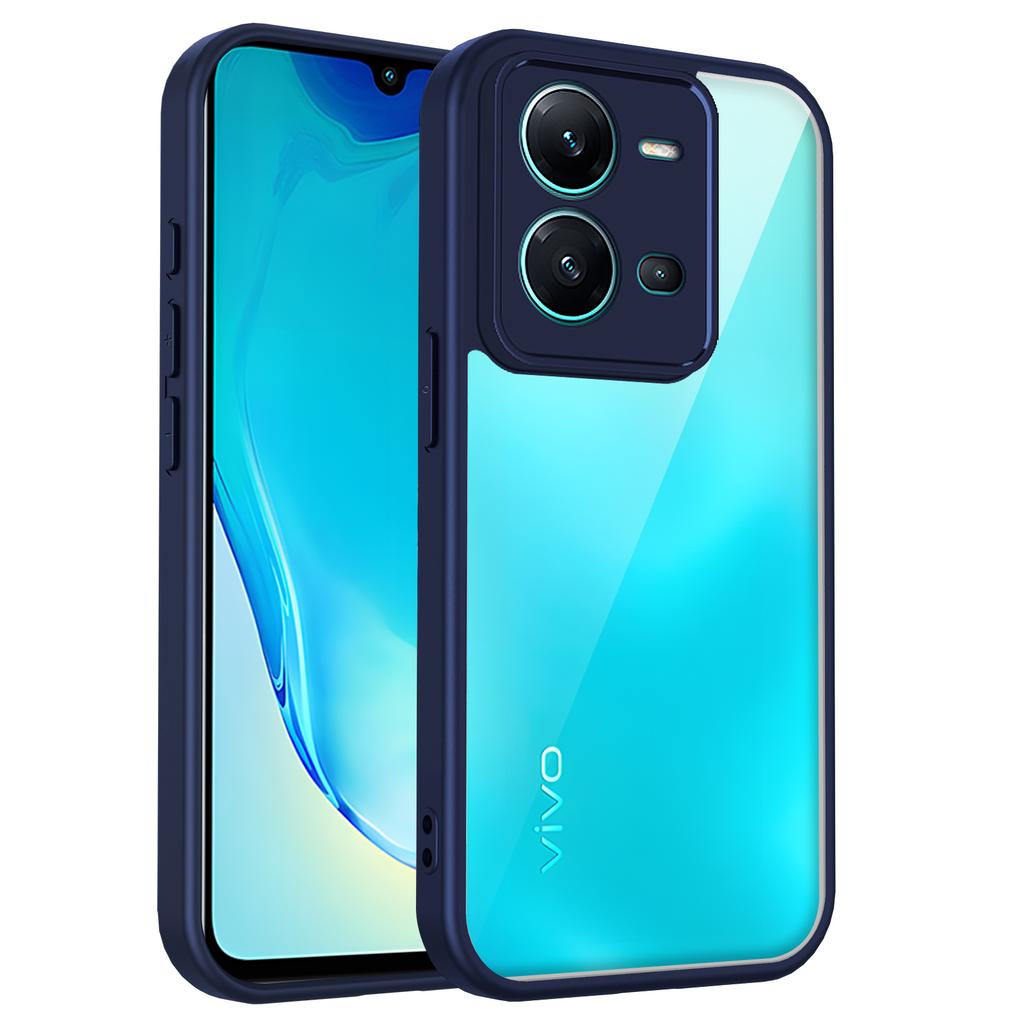 Для Vivo v25 Чехол vivo V25E Чехол для телефона Vivo V25 Обложка vivo v25e Воздушная подушка Силиконовый бампер Прозрачная Матовая задняя крышка Жесткая