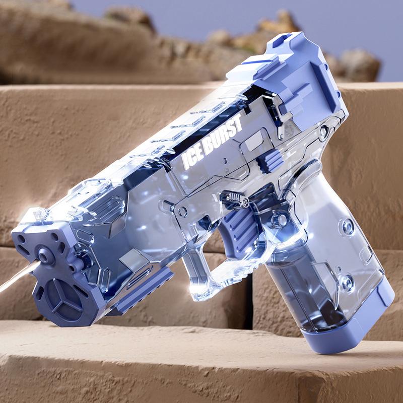 Летний прозрачный крутой уличный водяной пистолет игрушка ручной скоростной водяной пистолет автоматический с отдачей пистолет Desert Eagle водяной игрушечный пистолет