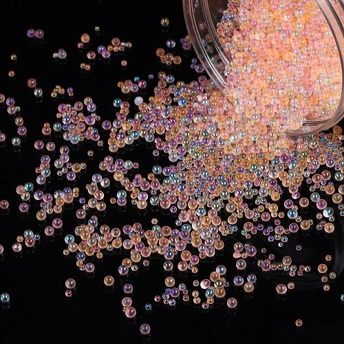 Цветной бисер с покрытием из стеклянных бусин без пор для изготовления украшений своими руками 30 г