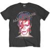 Футболка David Bowie Aladdin Sane X-Large Черная Унисекс