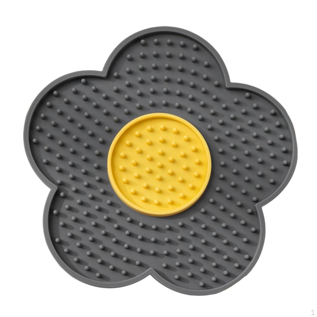 Коврик для вылизывания для собак и кошек с присосками, миска для щенка, подушечка для арахисовой пасты, коврик, миска-медленник для