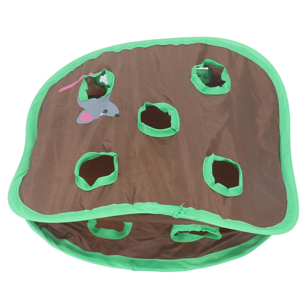 9 Holes Cat Toy Cat Interactive Tunnel Toy Fun Mouse Chasing Toy  Puzzle Exercise Toy Wit