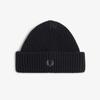 Fred Perry Cotton Rip Beanie Black Cfpu2438148 102