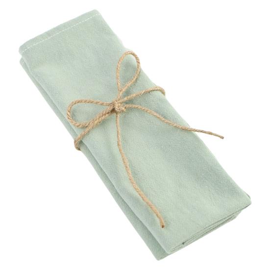 Деревенский Бохо Мягкие Тканевые Салфетки Хлопок Прекрасное Исполнение Однотонные Рождество Свадьба Обеденные