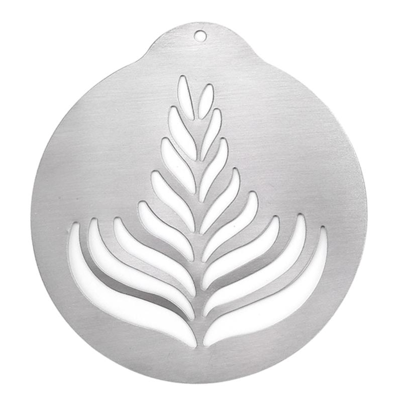 5 PCS/set Stainless Steel Lattes Art Stencils  Cappuccinos Art Templates