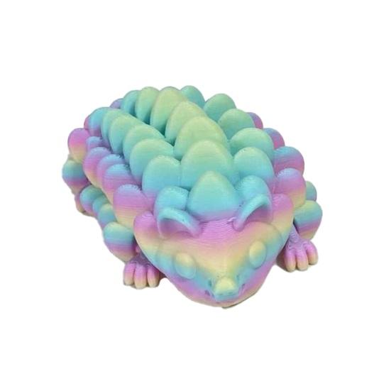 3D-печатная фигурка ежа с подвижными суставами, имитация ежа, игрушка-антистресс, фиджет-игрушка, украшение для дома, офиса, рабочего стола