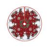 Snowflake Thick Christmas Tree Skirt Is Suitable For Holiday Party, Christmas Tree Decoration