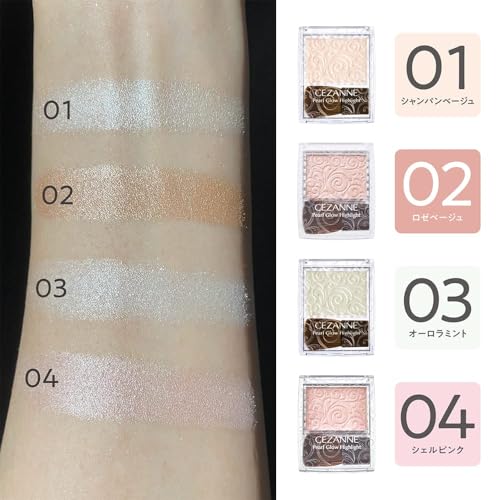 Хайлайтер Cezanne Pearl Glow 03 Aurora Mint 2,4 г (х 1)