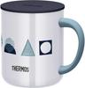 Thermos Vacuum Insulated Mug 450ml Navy Pattern JDG-452LTD NV-PTN