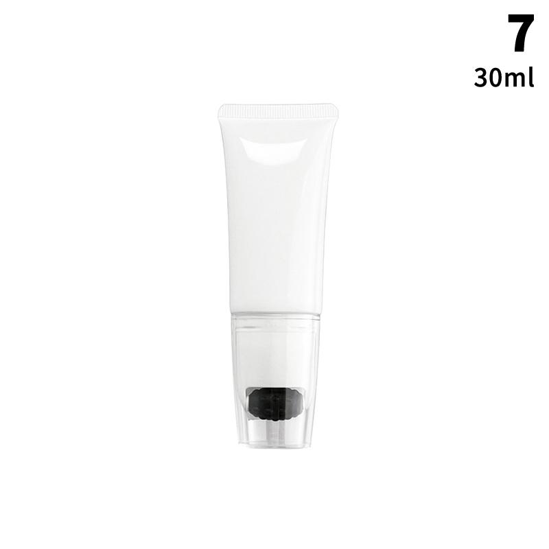 1Pcs 30Ml Cosmetic Flat Hose Duck Tongue, Brush Head, Silicone Roller Flat Cap Empty Bottle