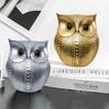 Modern Classy Lucky Owl Combo Resin Art Figure Showpiece (Pack of 2, Golden and Silver)