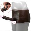 XXL Black Solid Silicone Realistic Dildo Pants Silicone Strap On Dildo Elastic Panties Realistic Penis Pants Masturbation Device