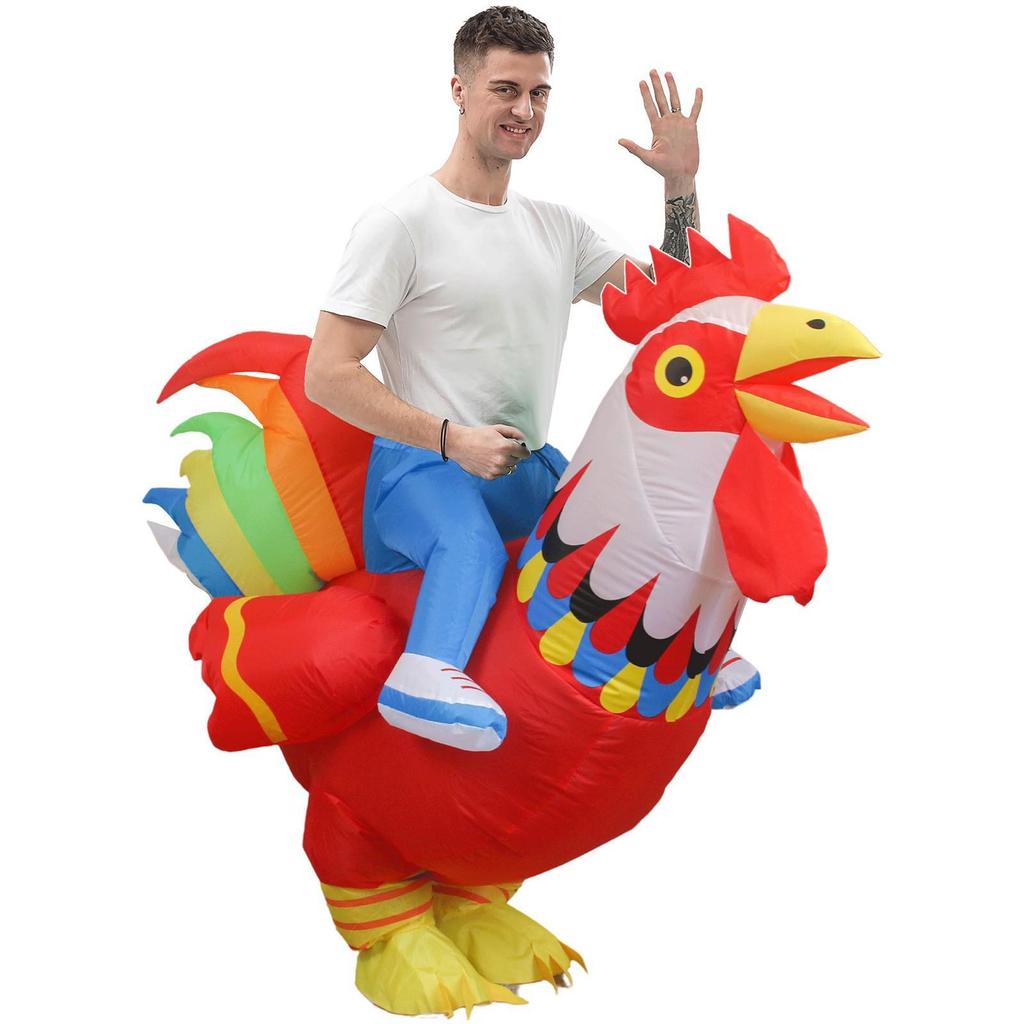 Rooster Inflatable Suit, Adult