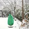 1Pc Winter Protection Bag Against Freeze For Plant Cover Garden Plant With Zip Drawstring Breathable