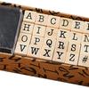 40x Деревянные Штампы Алфавит Цифры Винтажный Стиль Обучение Искусство Поделки