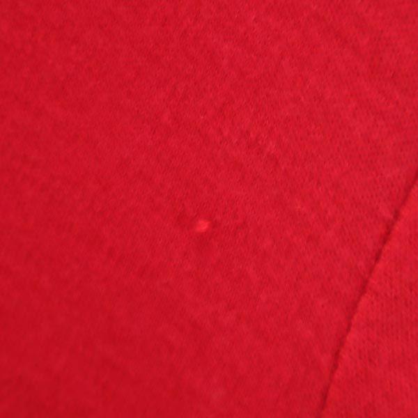 Джанни Версаче Сделано в Италии Шерстяная смесь Длинный рукав Разрез Красный Застежка-молния сзади Женский Б/у