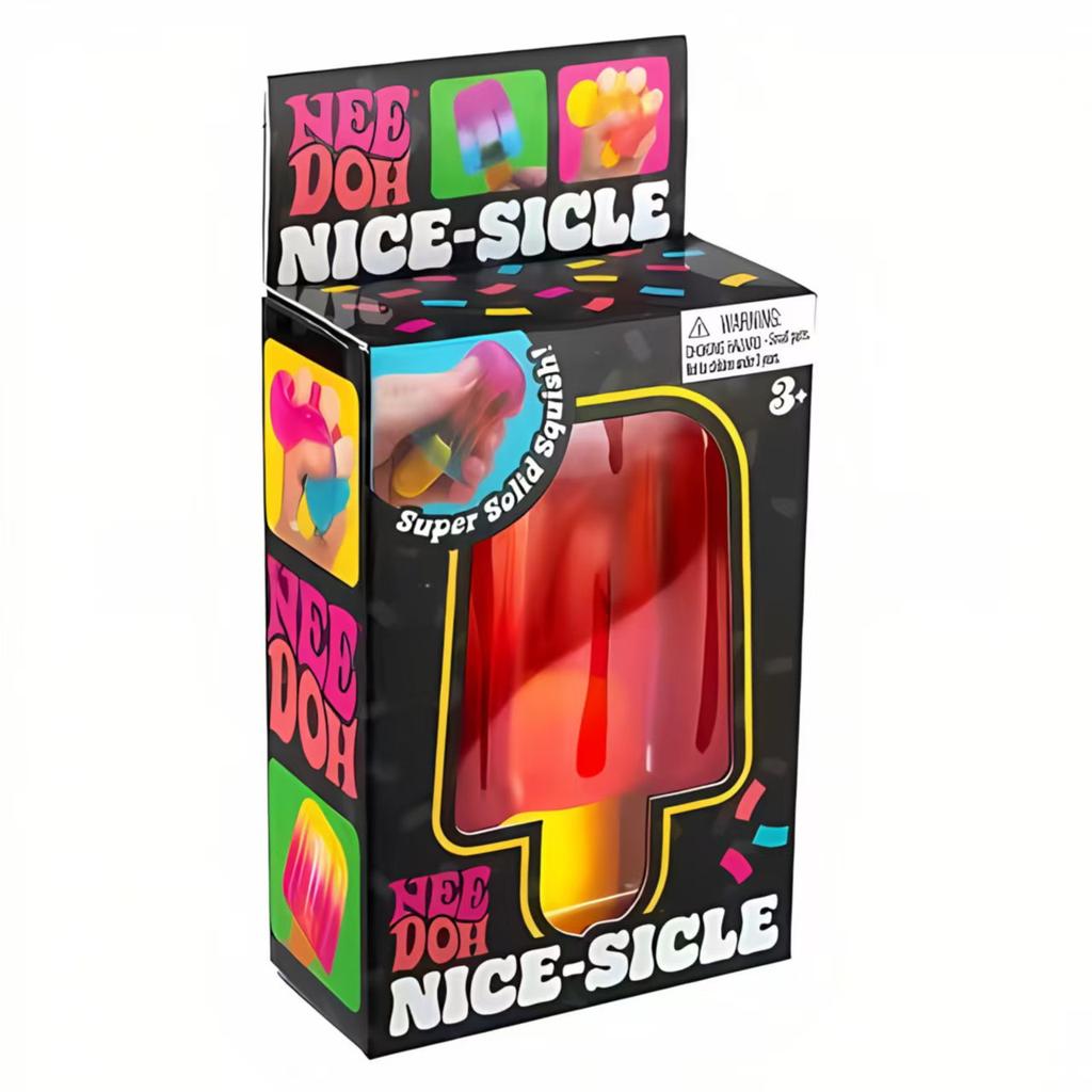 Schylling Needoh Nice Cube Сенсорный Nice-Sicle Снятие Стресса Мягкий Куб Против Тревоги Сжимаемый Объект Для Концентрации Популяция С СДВГ