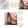 Fashionable Minimalist Geometric Design Earrings Perfect For Street Style
