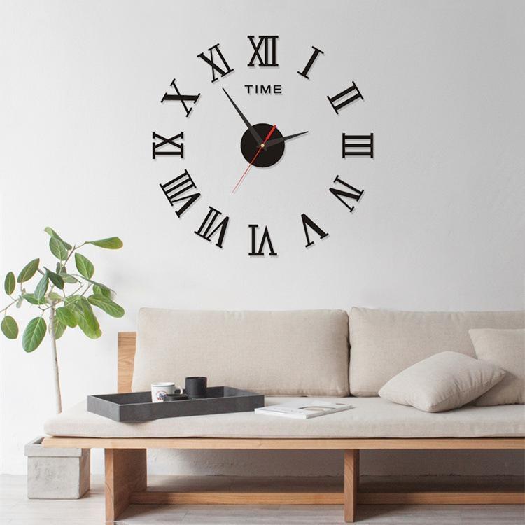 DIY Luminous Wall Clock, Mute, with Installation Accessories, Diameter 40cm
