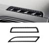 Для Volkswagen Golf 7 R Gte Gtd Mk7 2013-углеродное волокно приборной панели автомобиля, вентиляционное отверстие, рамка, крышка, наклейка на выпускное отверстие для воздуха
