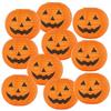 GOKEI Halloween Lantern Pumpkin Pattern 10-piece Set Diameter 20cm Paper Lanterns 10 Pieces
