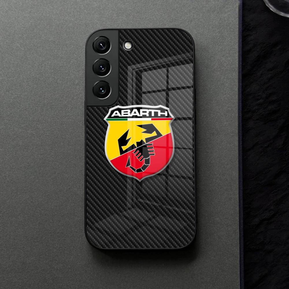 A-ABARTHEs Италия Чехол для телефона автомобиля Стекло Для Samsung Galaxy S21 S25 S22 S20 S24 S23 Ultra Fe Plus A16 A34 A54 A24 Чехол
