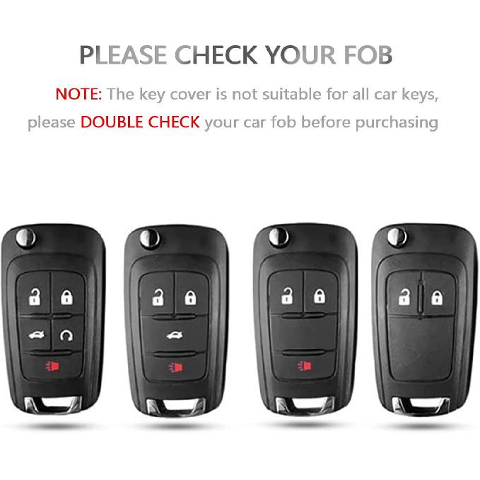 OFFCURVE Чехол для брелока Chevy Buick, Чехол-обложка для брелока из ТПУ для Buick Encore Chevy Chevrolet Camaro Equinox Impala Sonic Trax GMC Terrain Флип 4