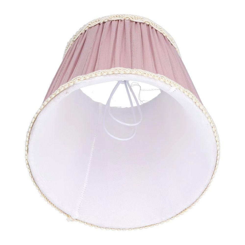 Clip on/Meson Type Cloth Lamp Shade E14 Bulb Chandelier Lampshade Table Lamp Cover Household