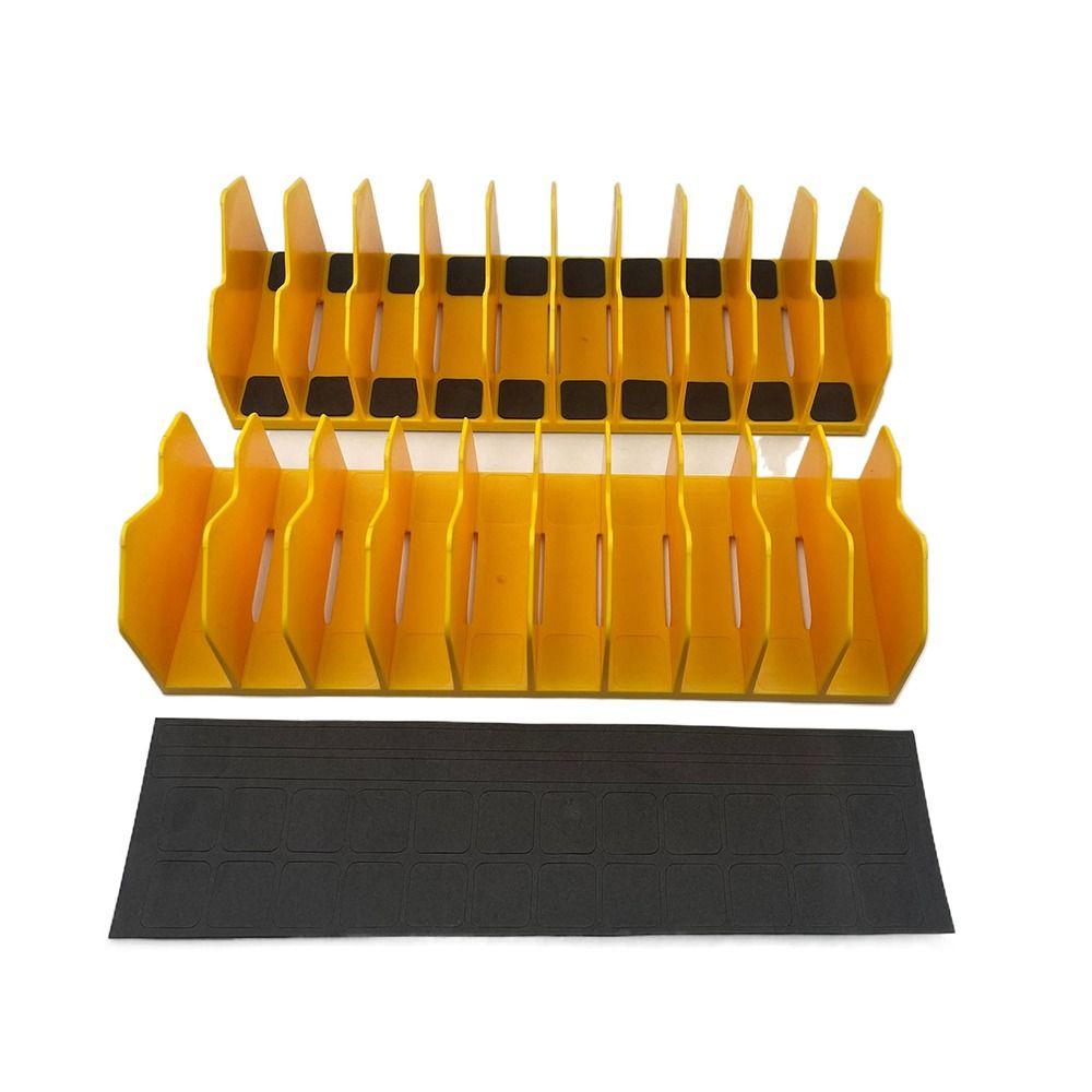 10 Slots Pliers Cutters Organizer 3" H Drawers Tool Holder Vice Wrench