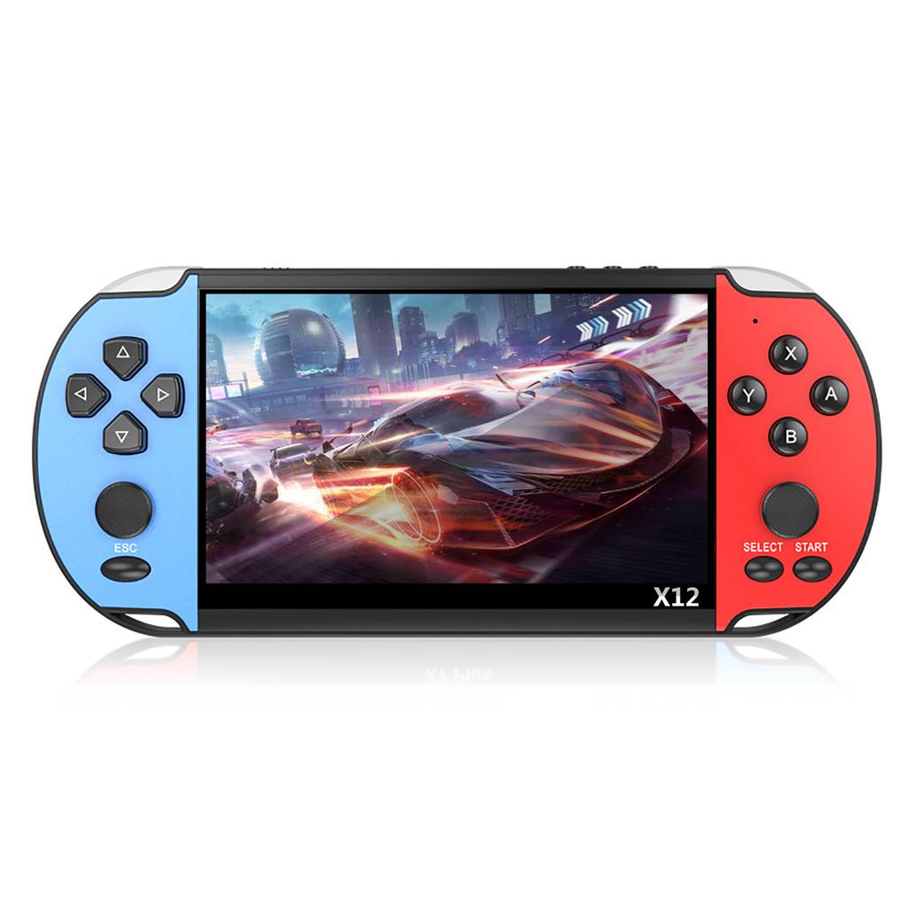 X7/x12 Plus Handheld Game Console In 10,000 Classic Free Games 4.3/5.1/7.1 Inch Hd Screen Handheld Portable Audio Video Player