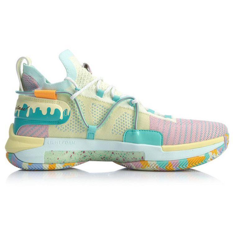 Li-Ning Мужские кроссовки Speed ​​6 Merry Christmas, разноцветные, розовые, синие, ABAP071-6