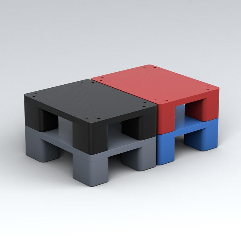 Heavy Duty Plastic Pallets Moisture-Proof Furniture Cups Non-Slip Supermarket Display Platforms Goods Forklift Loading Boards