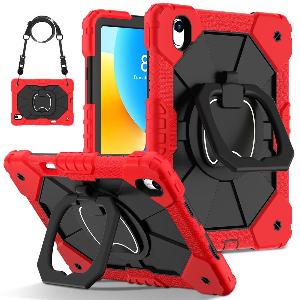 For Huawei MatePad 11.5 / Huawei MatePad 11.5-inch.360° Rotating Grip Heavy Duty Protection Stand TPU+PC 3in1 Anti-knock Shockproof Tablets PC Case