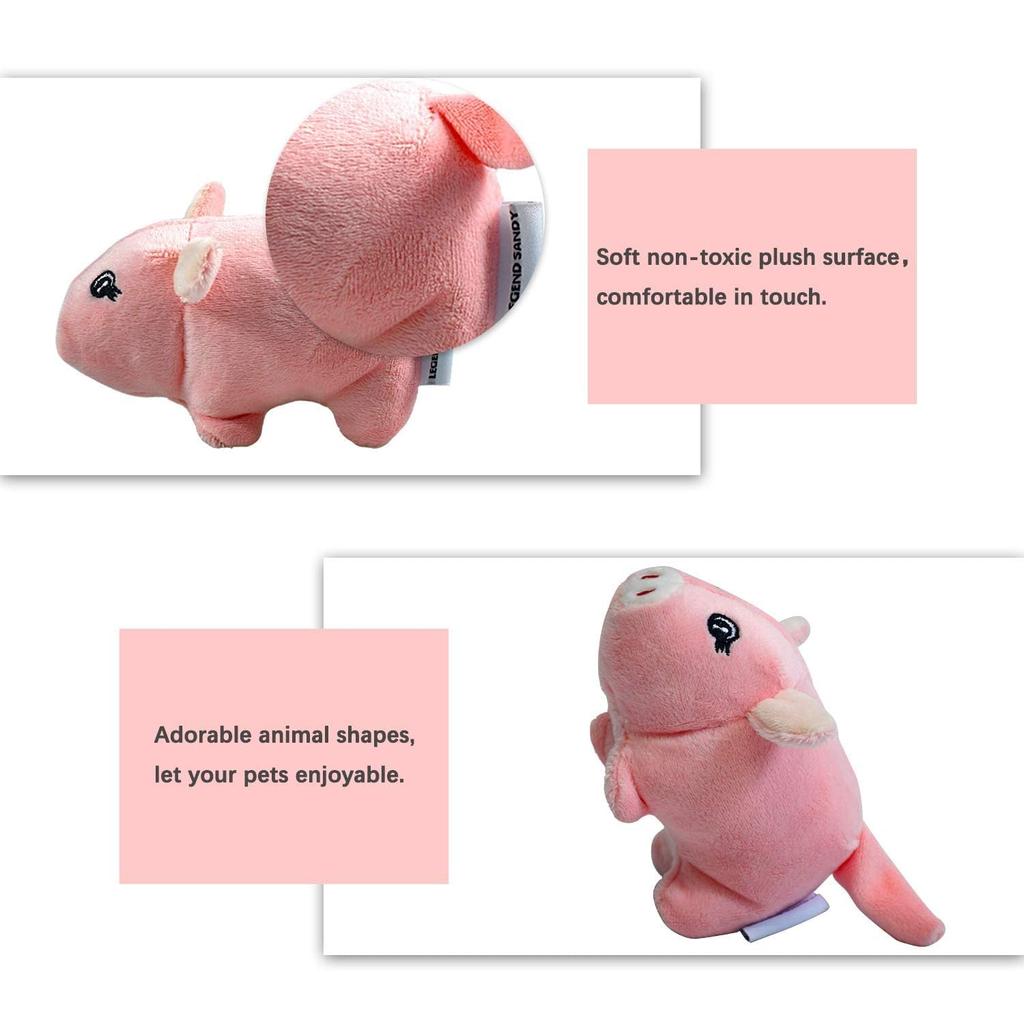 LEGEND SANDY Игрушки-пищалки из плюша для собак, набор из 12 маленьких плюшевых щенков-игрушек для жевания с пищалками, милые мягкие игрушки для домашних животных для маленьких и средних собак, щенков, Звуки,