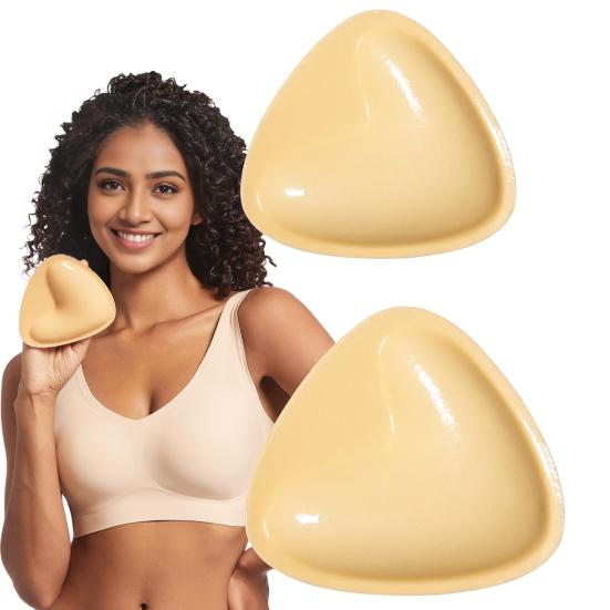 1 пара двусторонних клейких накладок на грудь, многоразовые, push-up, самоклеящиеся, для бикини, купальника, спортивного бюстгальтера