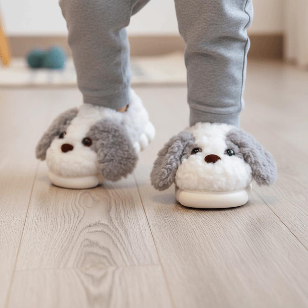 Cute Cartoon Children Slippers Comfortable Home Slippers New Floor Shoes Winter