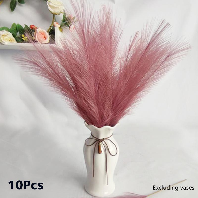 10 шт. простой элегантный искусственный тростник из пампасной травы, искусственный тростник для растений